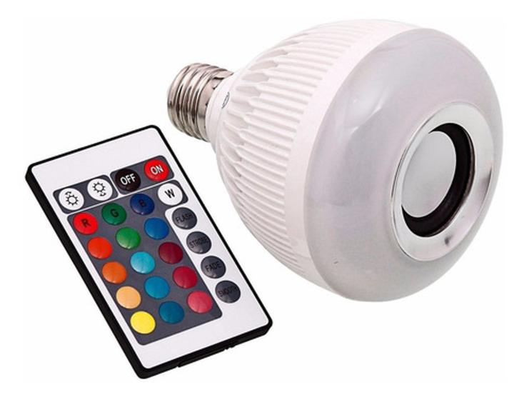 Imagem de Lampada balada BULB bluetooth com controle  bivolt 110-220v