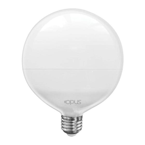 Imagem de Lampada ballon led globo g120 grande 15w 2700k branco quente