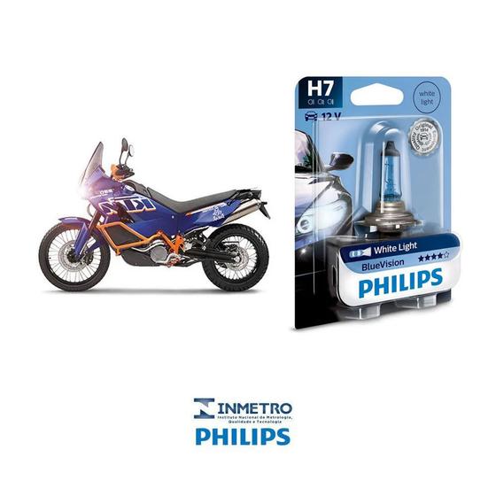 Imagem de Lâmpada BlueVision Philips H7 KTM Superduke 990 2008-13