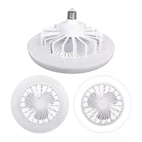 Imagem de Lampada Bocal E27 com Ventilador de Teto com 3 Velocidades