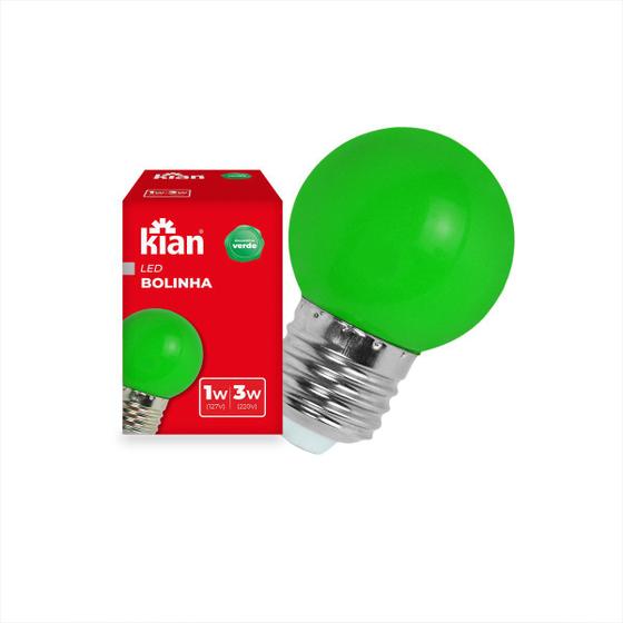 Imagem de Lampada Bolinha Led 1w Color Biv Iluminação Evento Kit 5