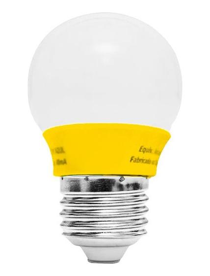 Imagem de Lâmpada Bolinha Led 2W 220V Amarela E27