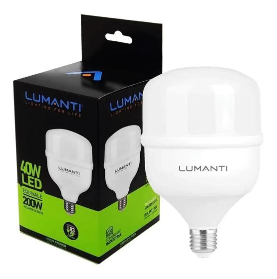 Lampada Bulbo 40w Branco Quente 3000k Amarela Alta Potencia - Lumanti ...