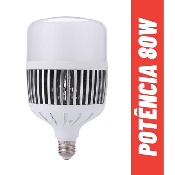 Lampada bulbo 80w soquete rosca led iluminação luz bivolt forte Menor preço em Lampada bulbo 80w soquete rosca led iluminação luz bivolt forte