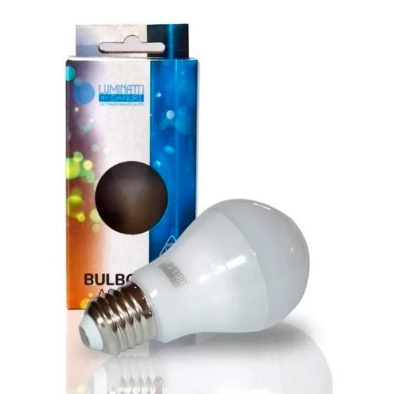 Imagem de Lâmpada Bulbo Led 9w A-60 E27 Luminatti 3000K