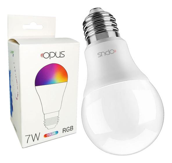 Imagem de Lâmpada Bulbo Led A55 Rgb 7w Bivolt E27 Com Controle - Opus