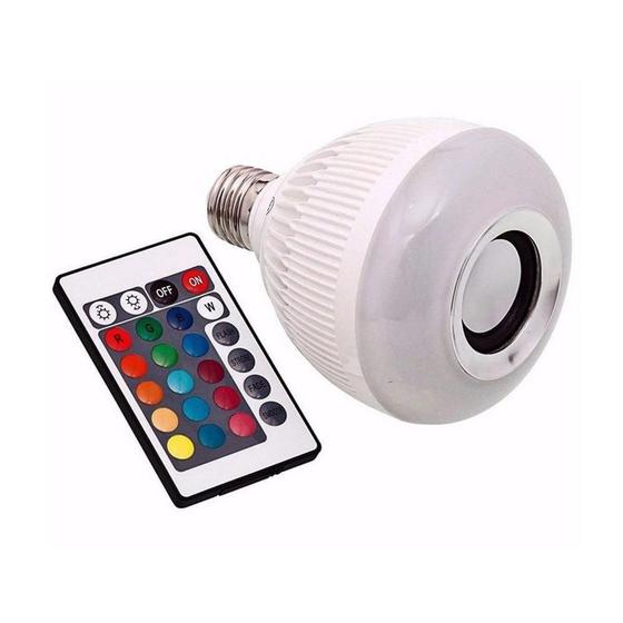 Imagem de Lampada Caixa De Som Led  9W Led Rgb Controle