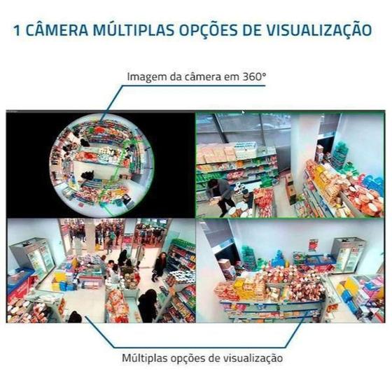 Imagem de Lampada Camera Monitoração Celular 3D Wifi V380 Cam