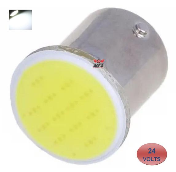 Imagem de Lampada cob led bay15d 2 polo p21/5w 1157 1034 branco 24v