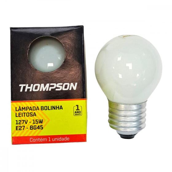 Imagem de Lampada Colorida Thompson 15Wx127V. Leitosa ./ Kit Com 10 Peças