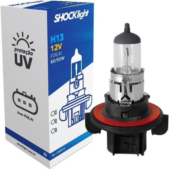 Imagem de Lâmpada Comum Halógena Standart H13 12V P26,4T Shocklight