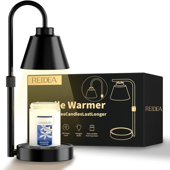 Imagem de Lâmpada de Aquecimento para Velas REIDEA U2 - Timer e Regulagem para 3 Mechas