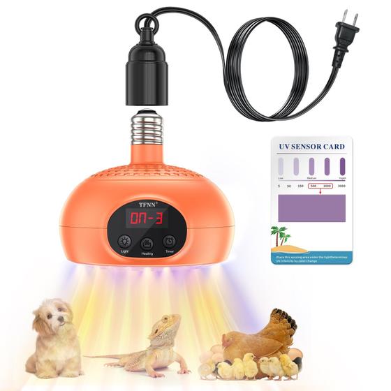 Imagem de Lâmpada de aquecimento TFNN Chicken Coop Heater 200W-350W-500W UVA UVB
