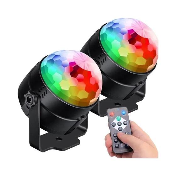 Imagem de Lâmpada de Bola de Discoteca com Controle Remoto - Ideal para Festas e Decoração de Ambientes