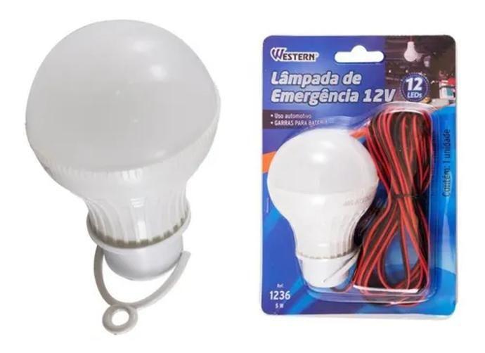 Imagem de Lâmpada De Emergência 12V C/ Garras  Western 1236