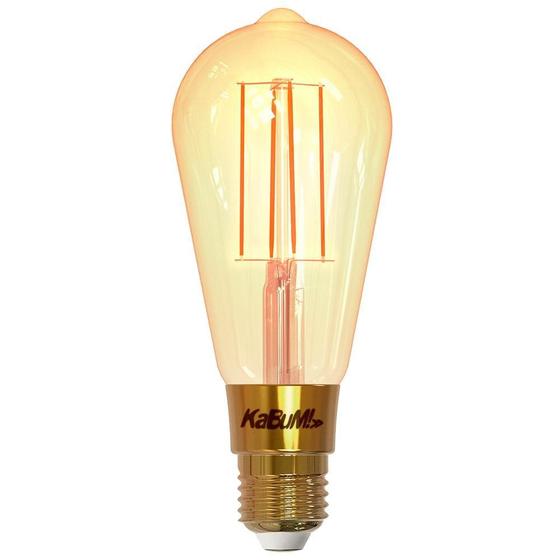 Lâmpada de Filamento Gota 5.5W KaBuM! Smart - Design Retrô e Vintage, Alexa e Google Assistant, Controle Via Aplicativo - KBSB007 Menor preço em Lâmpada de Filamento Gota 5.5W KaBuM! Smart - Design Retrô e Vintage, Alexa e Google Assistant, Controle Via Aplicativo - KBSB007