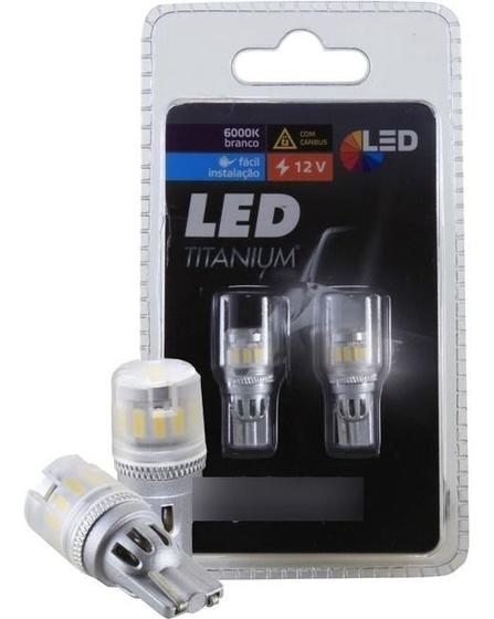 Imagem de Lampada de Led Automotivo T10 13 Leds Titanium Shocklight