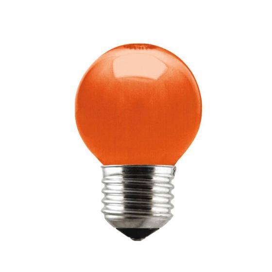 Imagem de Lâmpada De Led Bolinha Laranja E27 6W Bivolt Lm282 Luminatti