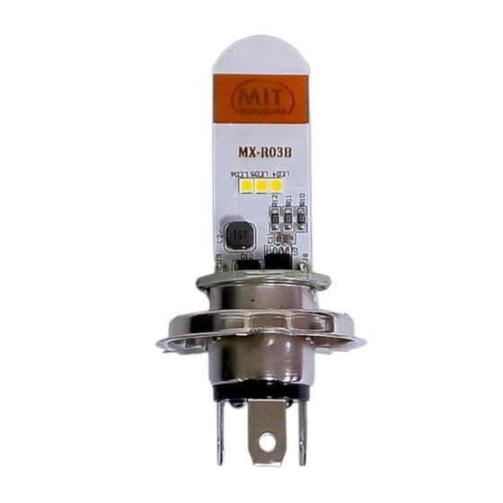 Imagem de Lampada De Led Palito Plus Mit H4 800 Lumens 4/6w Para Moto