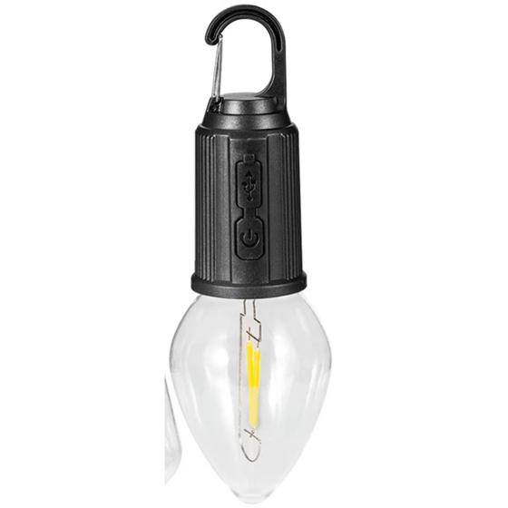 Imagem de Lampada de LED Para Acampamento Recarregavel Com Gancho