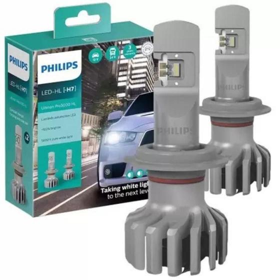 Imagem de Lampada De Led Para Farol Ultraled Philips H7 12/24V