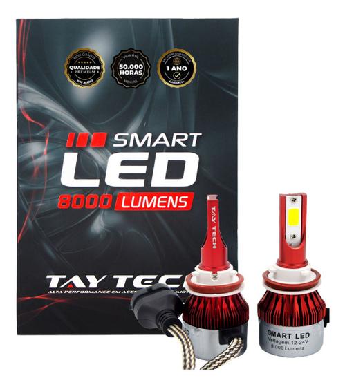 Imagem de Lampada de Led Tay Tech 8000 Lumens H8