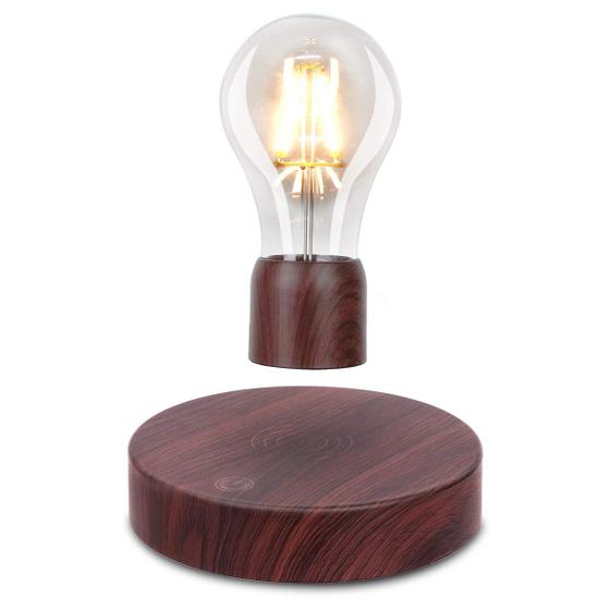 Imagem de Lâmpada de Mesa LED Flutuante com Levitação Magnética - Sem Fio