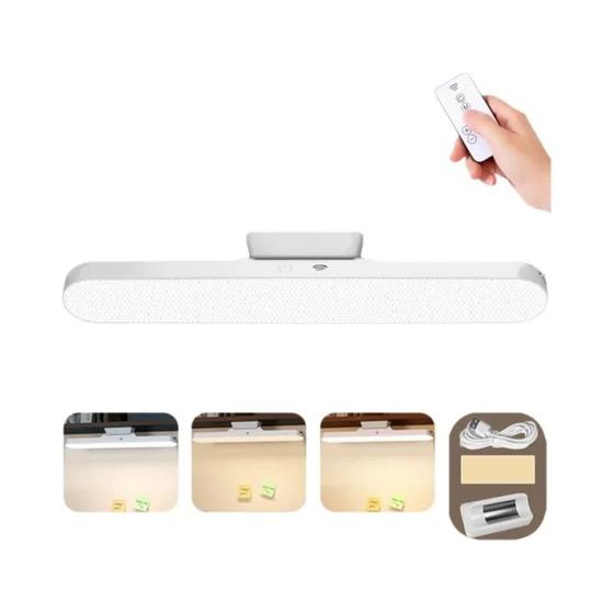 Imagem de Lâmpada de Mesa LED Recarregável com USB e Proteção para os Olhos - Interruptor Magnético