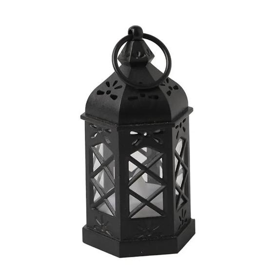 Imagem de Lâmpada de Mesa Retro Hexagonal com LED - Design Criativo de Cavalo Pequeno - Portátil