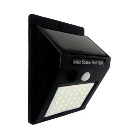 Imagem de Lâmpada de Parede Solar LED à Prova d'Água com Sensor - 40 Leds para Decoração de Pátio