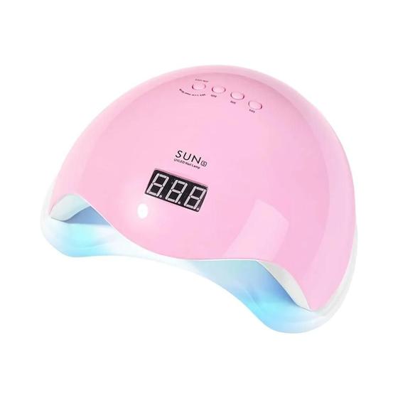 Imagem de Lâmpada De Unhas LED UV 48W Secador Rápido Profissional Com 4 Temporizadores Sensor Automático
