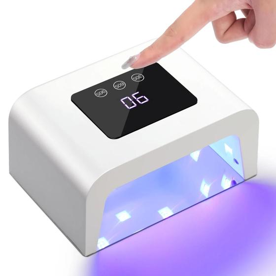 Imagem de Lâmpada De Unhas LED UV Recarregável, Luz De Secagem De Unhas Sem Fio De Secagem Rápida Com