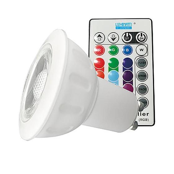 Imagem de Lâmpada Dicroica Gu10 Rgb 3,5W Mr16 Luminatti