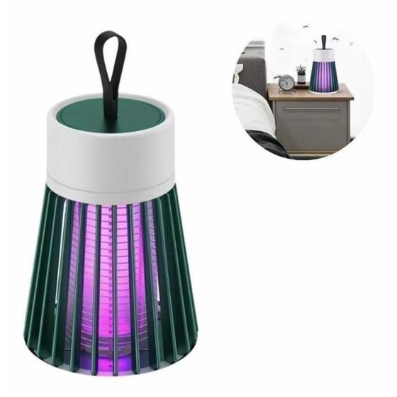 Imagem de Lâmpada Elétrica Mata-Mosquitos Com Luz UV Usb Recarregável 