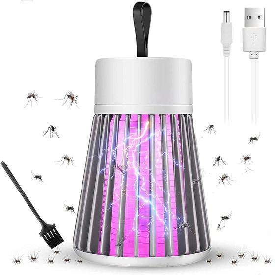 Imagem de Lâmpada Elétrica Repelente Mata Moscas Mosquitos Raio Uv