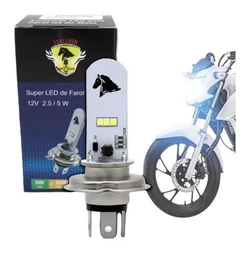 Imagem de Lampada Farol h4 led Azul 8000k stallion