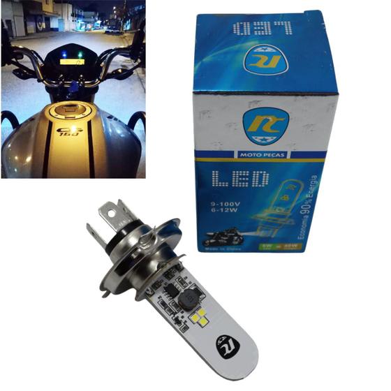 Lâmpada Farol Led H4 Moto Xre 300 Cg Fan Titan 125 150 160 Menor preço em Lâmpada Farol Led H4 Moto Xre 300 Cg Fan Titan 125 150 160