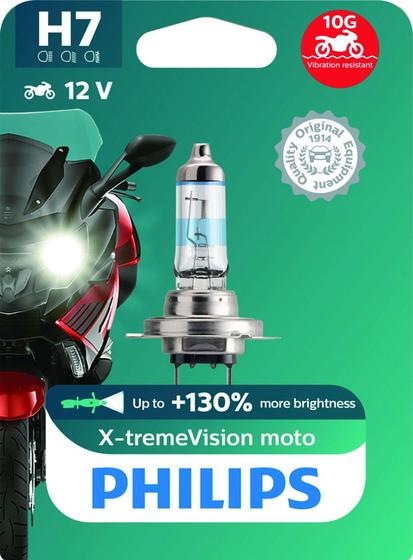 Imagem de Lampada Farol Philips H7 55w  X-tremevision 130% + Brilho - PHILIPS / NARVA