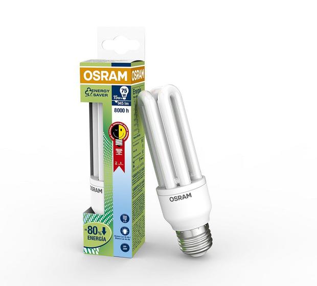 Lâmpada fluorescente compacta 15w 865 220v e27 tripla osram Menor preço em Lâmpada fluorescente compacta 15w 865 220v e27 tripla osram