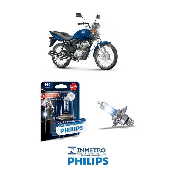 Imagem de Lâmpada H4 35w Philips 4300k HONDA CG 125 Fan 2005 13