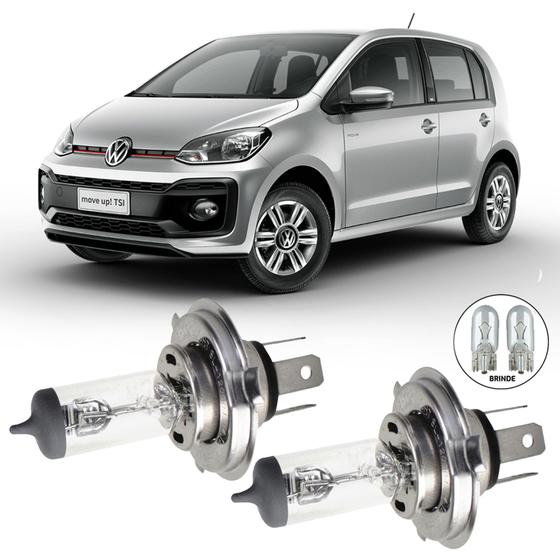 Lâmpada Halógena Farol Baixo Alto UP CROSS TSI 2018 A 2023 - SHOCKLIGHT ...