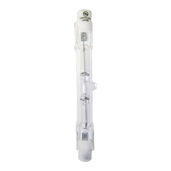 Lâmpada Halógena Palito 150W Luz Amarela 220V Empalux Menor preço em Lâmpada Halógena Palito 150W Luz Amarela 220V Empalux