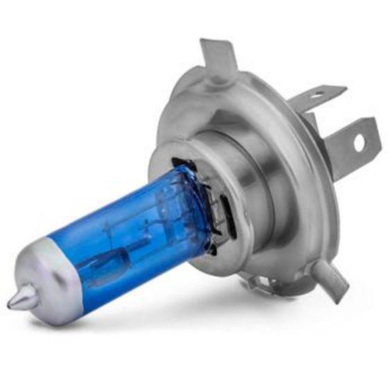 Lampada halogena super branca h4 12v 60/55w Menor preço em Lampada halogena super branca h4 12v 60/55w