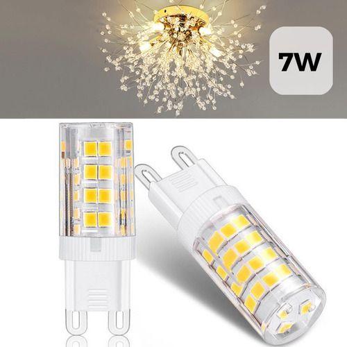Imagem de Lâmpada Halopim G9 LED 7W Bipino Bivolt 110V 220V Luz Branco Frio 6000K Para Lustre Arandela Plafon Luminária Pendente