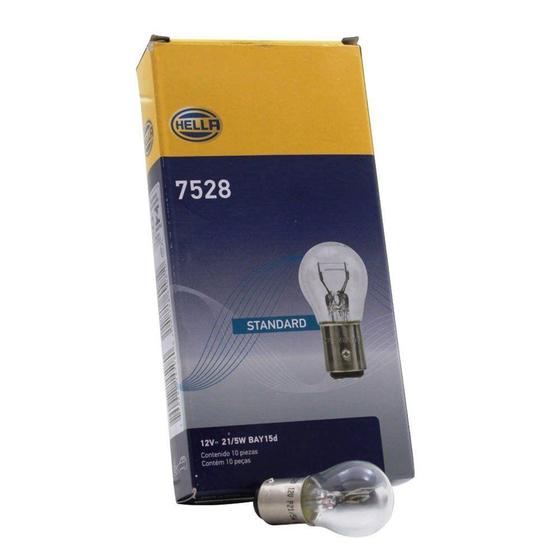 Imagem de Lâmpada Hella modelo 2 pólos Standard 12v / 21/5 Watts