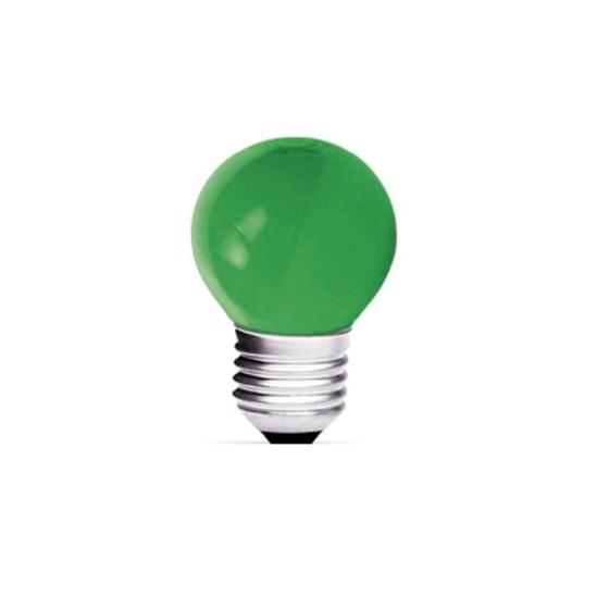 Imagem de Lâmpada incandescente bolinha 15w 127v verde - empalux