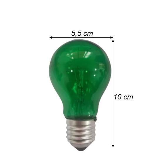 Imagem de Lampada Incandescente SCT E27 40W 127V Verde