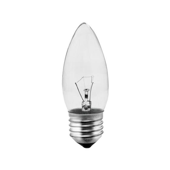 Imagem de Lâmpada Incandescente Taschibra Vela Clara 25W E14 220V