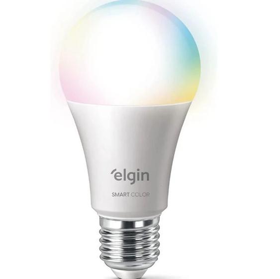 Imagem de Lâmpada Inteligente 15W Smart Color RGB Wifi Elgin compatível com Alexa e Google Home