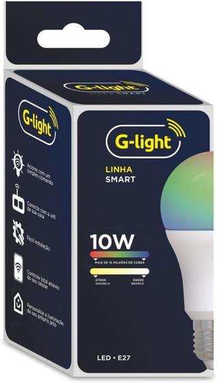 Imagem de Lâmpada Inteligente SMART LED 10w RGBW Compativel Com Alexa - G-light
